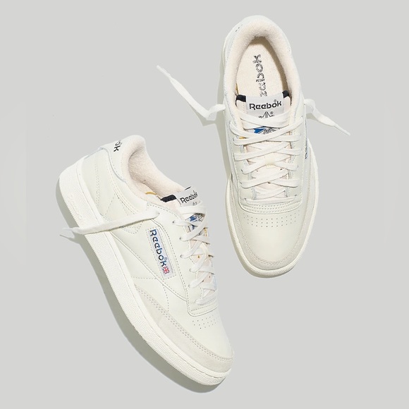 Reebok® Club C 85 Vintage Split Logo Sneakers - Picture 3 of 6